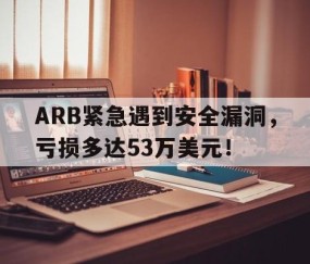 爱游戏官方入口-ARB紧急遇到安全漏洞，亏损多达53万美元！